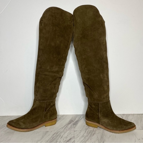 Free People Banks Slouch Suede Over the Knee Boot 6 1/2 - Picture 8 of 16